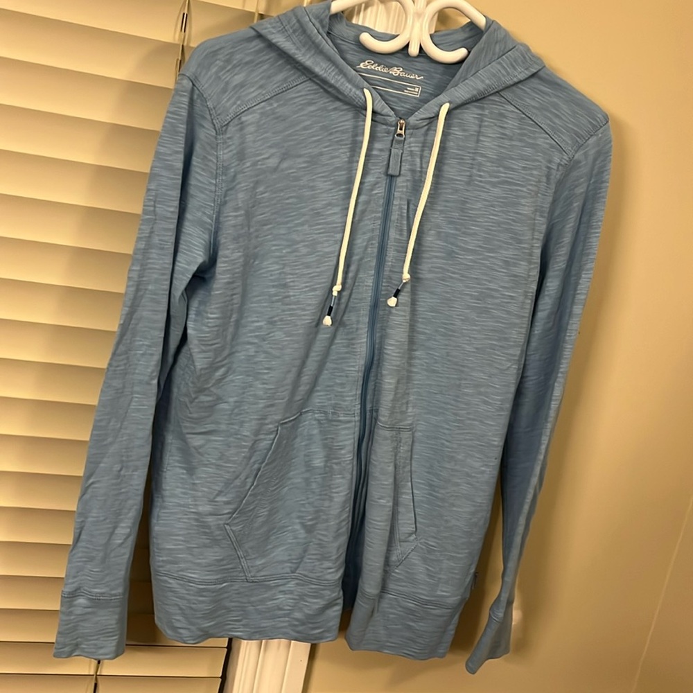 Eddie Bauer light zip up with pockets
